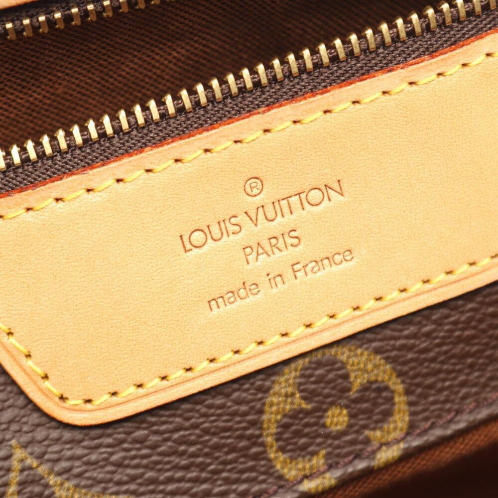 LOUIS VUITTON Brown Monogram Leather Tote Bag - Picture 4 of 10